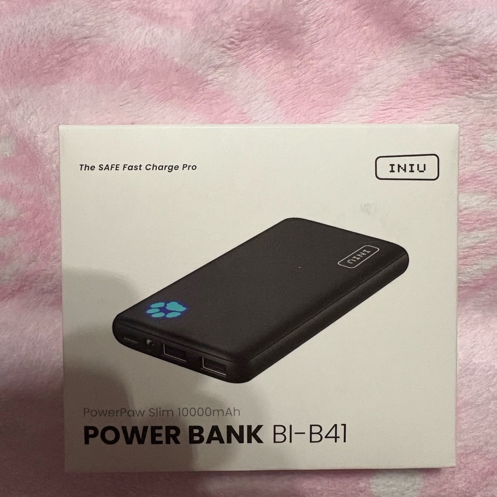 Black Power Bank 10000mAh